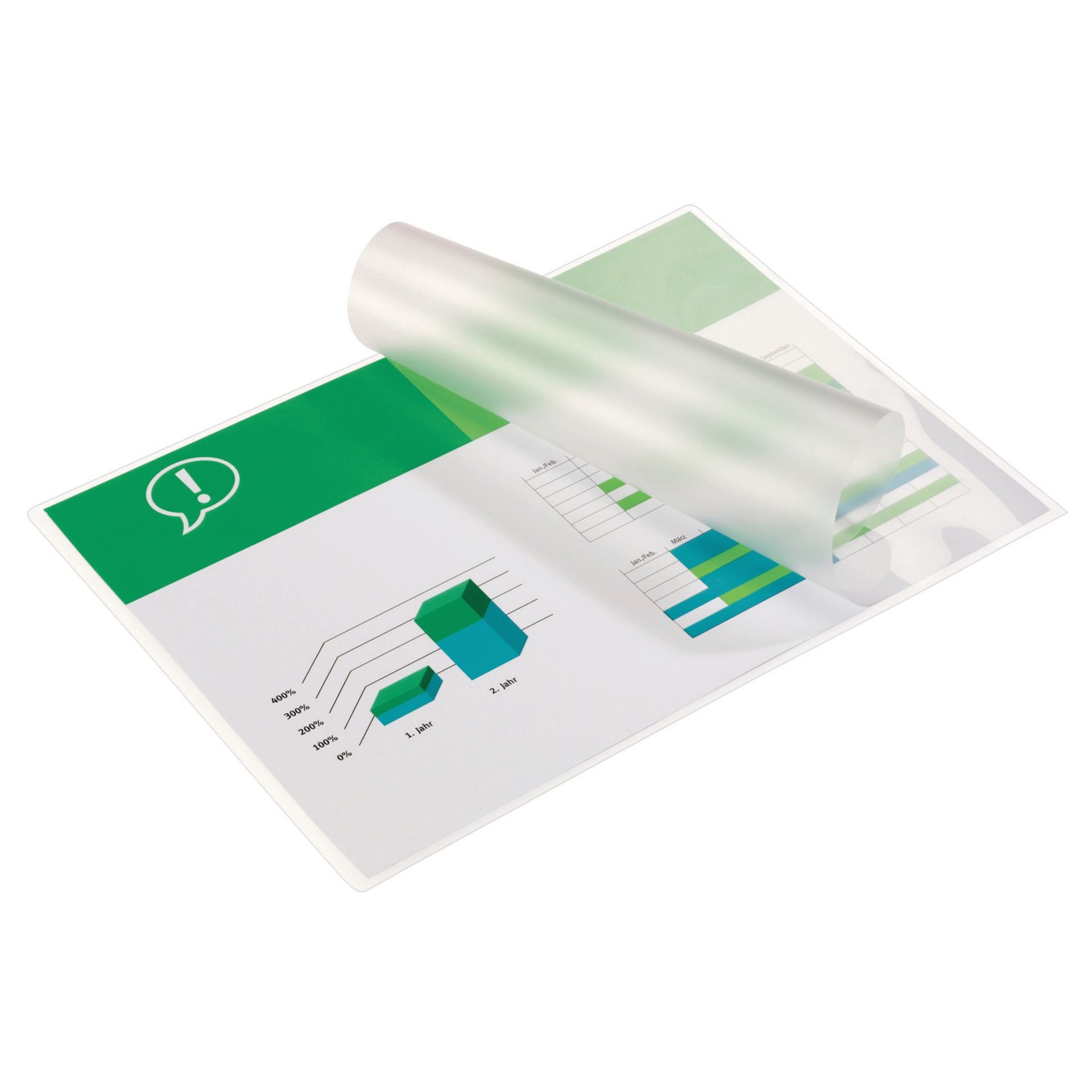 Folientasche DocumentPouch DIN A4 125mic 100 St./Pack.