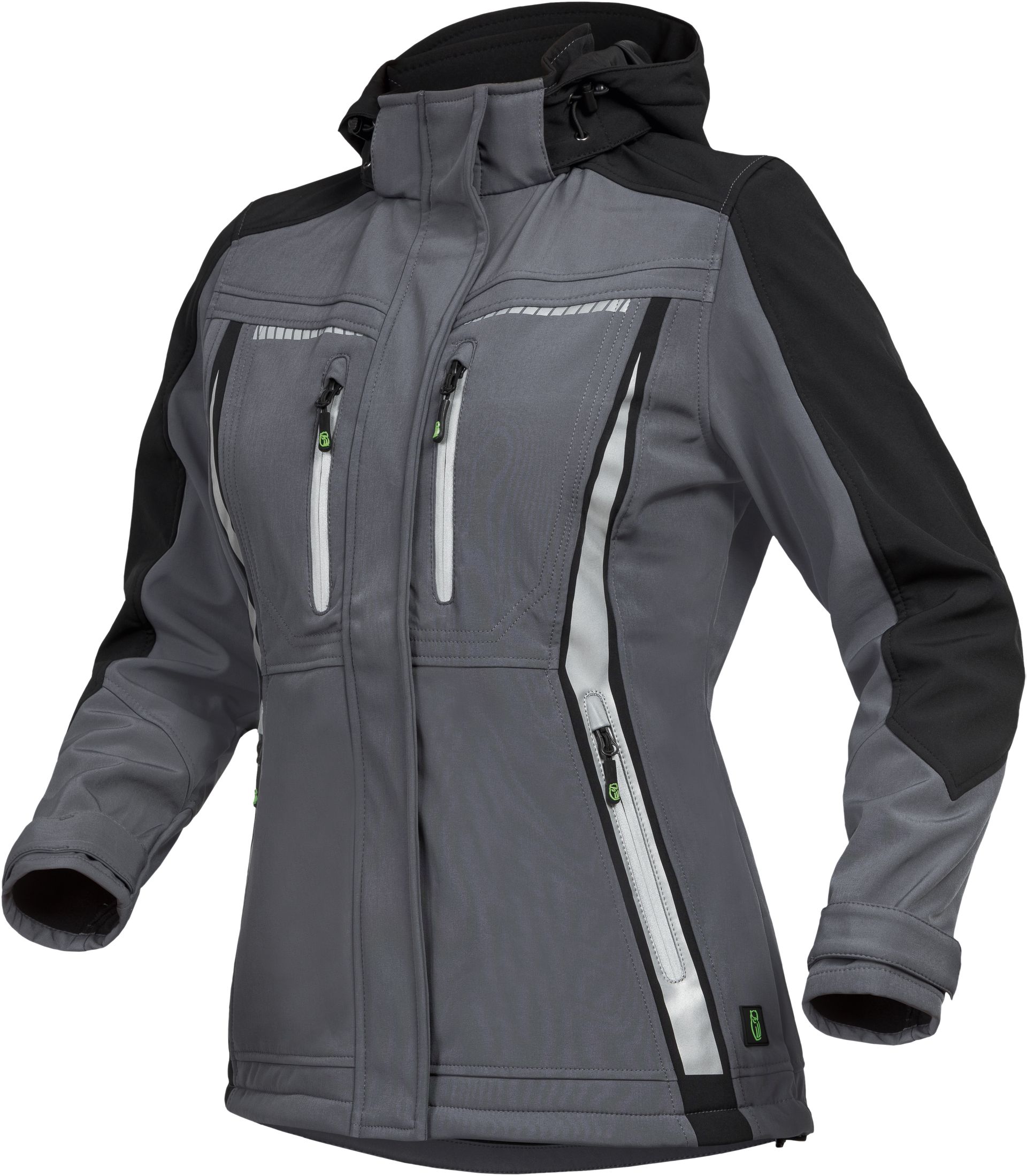 Leibwächter Damen-Arbeitsjacke, Grau, Gr. 46