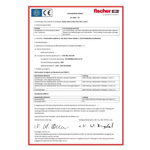 Zykon-Steigeisenbef. FZA 14x40 ST A4