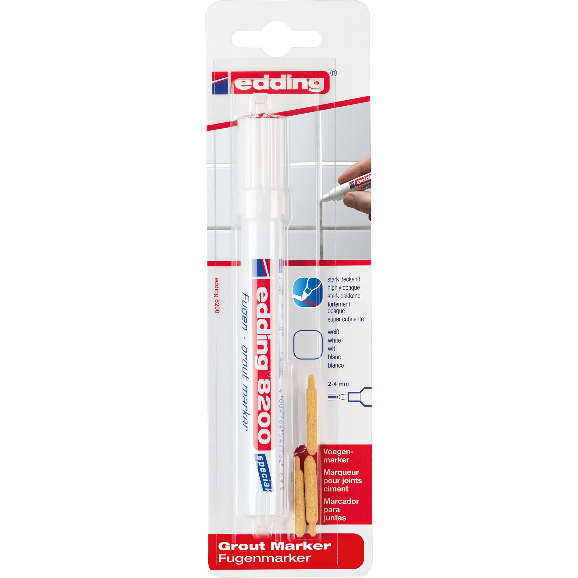 Fugenmarker 8200 2-4mm Rundspitze ws