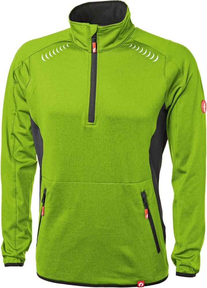 Tech-Fleecepullover lime/schwarz meliert Gr. 2XL Fortis Elements