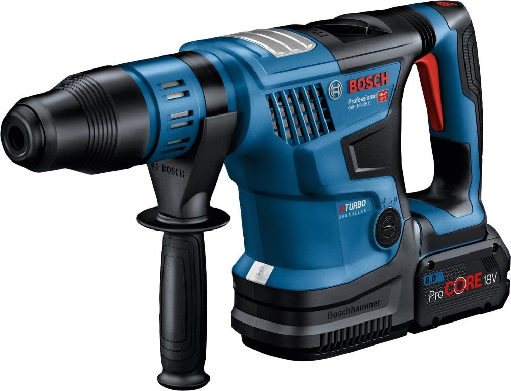 Akku-Kombihammer GBH 18V-36 C Bosch 2x18,0 V 8,0 Ah ProCore LadegerätGAL1880CV Koffer