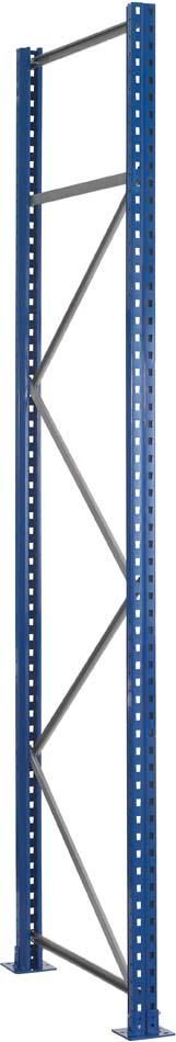 Rahmen inkl. Zubehor H2000xT1100mm unmontiert Stutzenbreite 76 mm Rahmen blau