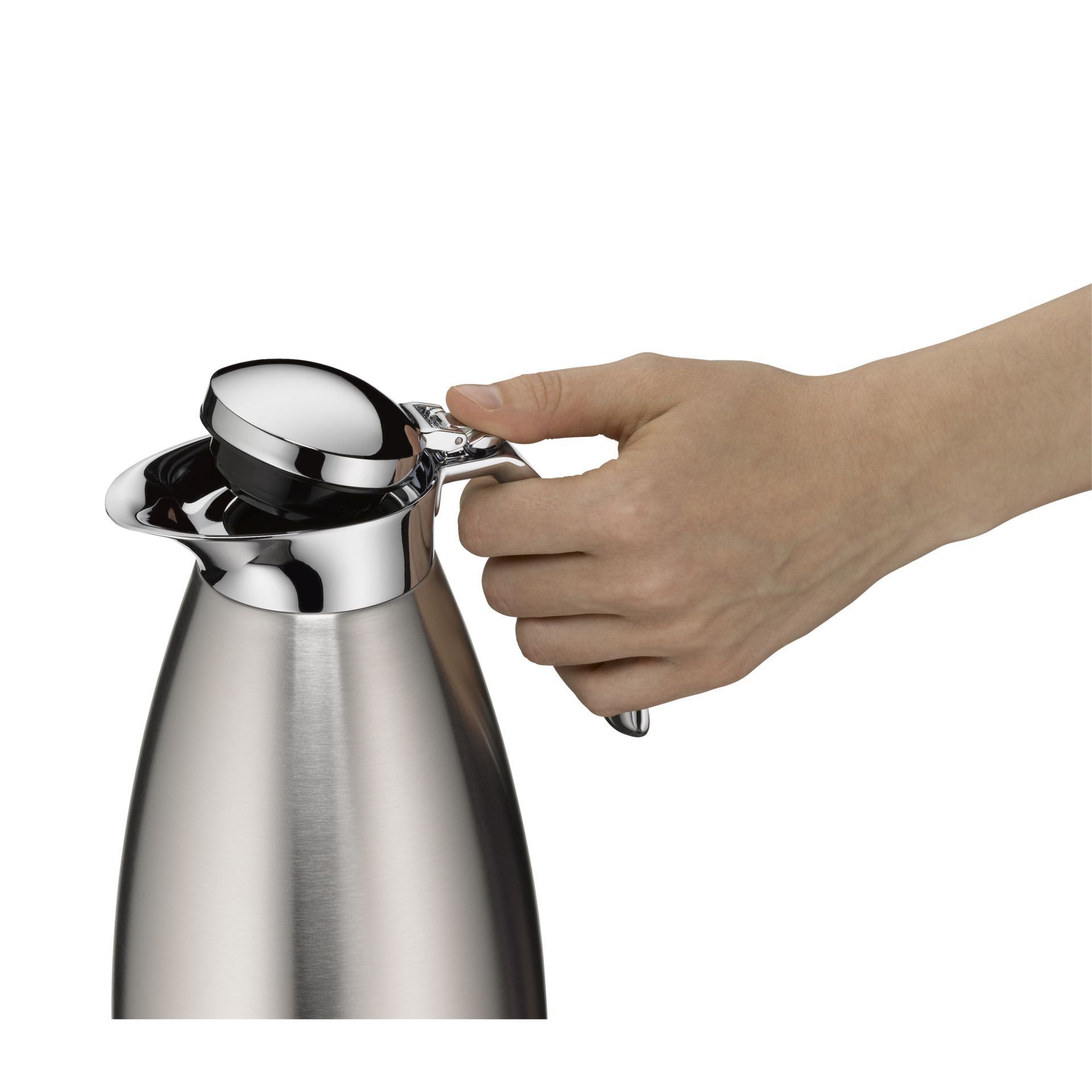 Isolierkanne Gusto TT 1l Metall/Edelstahl si