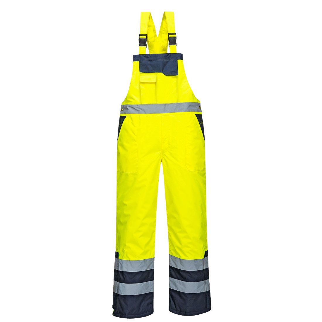 Portwest S489 Warnschutz-Latzhose, Gelb, Gr. 2XL