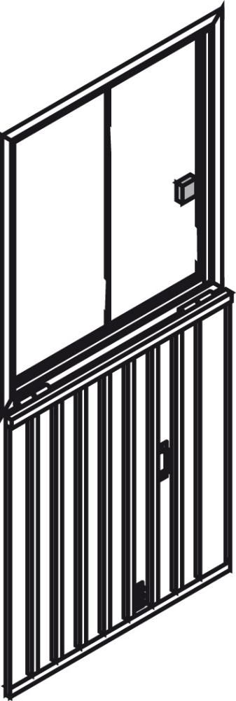 Alu-Schiebefenster