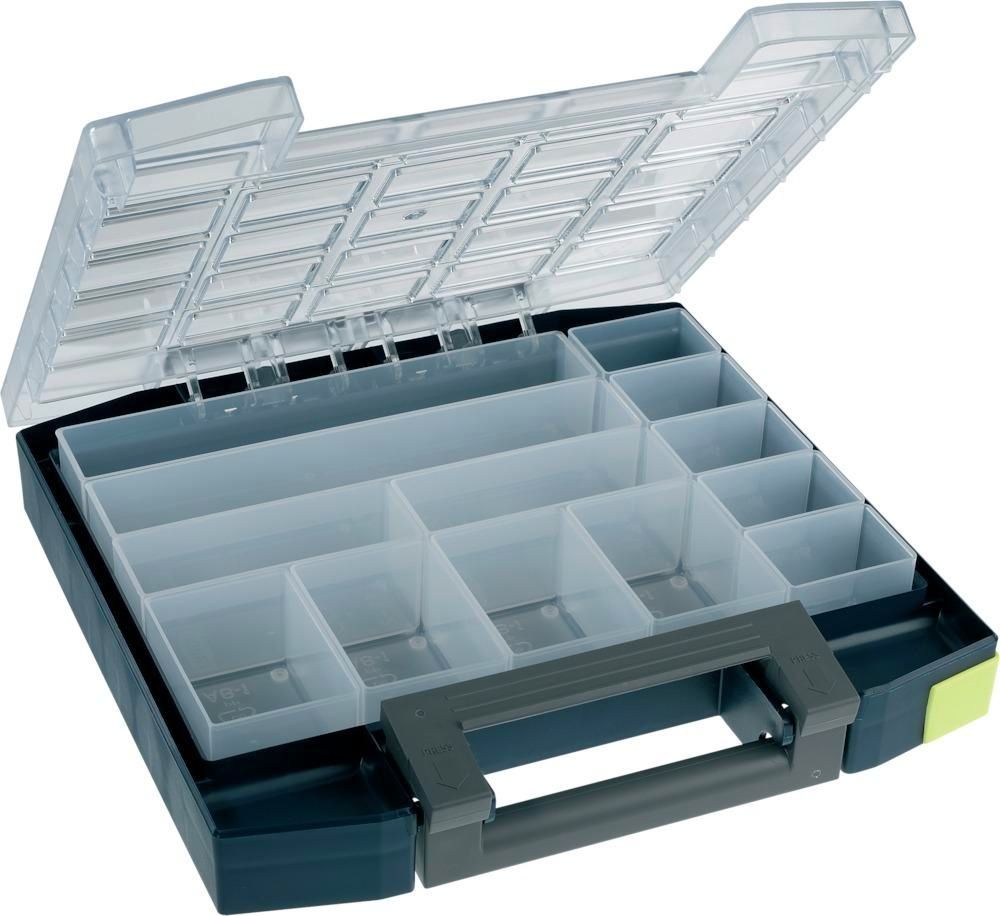 Sortimentskoffer Polycarbonat boxxser 55 5x5-15 blau raaco