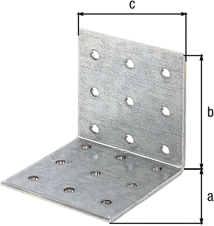 Lochplattenwinkel vz,60x60x60 GAH Alberts
