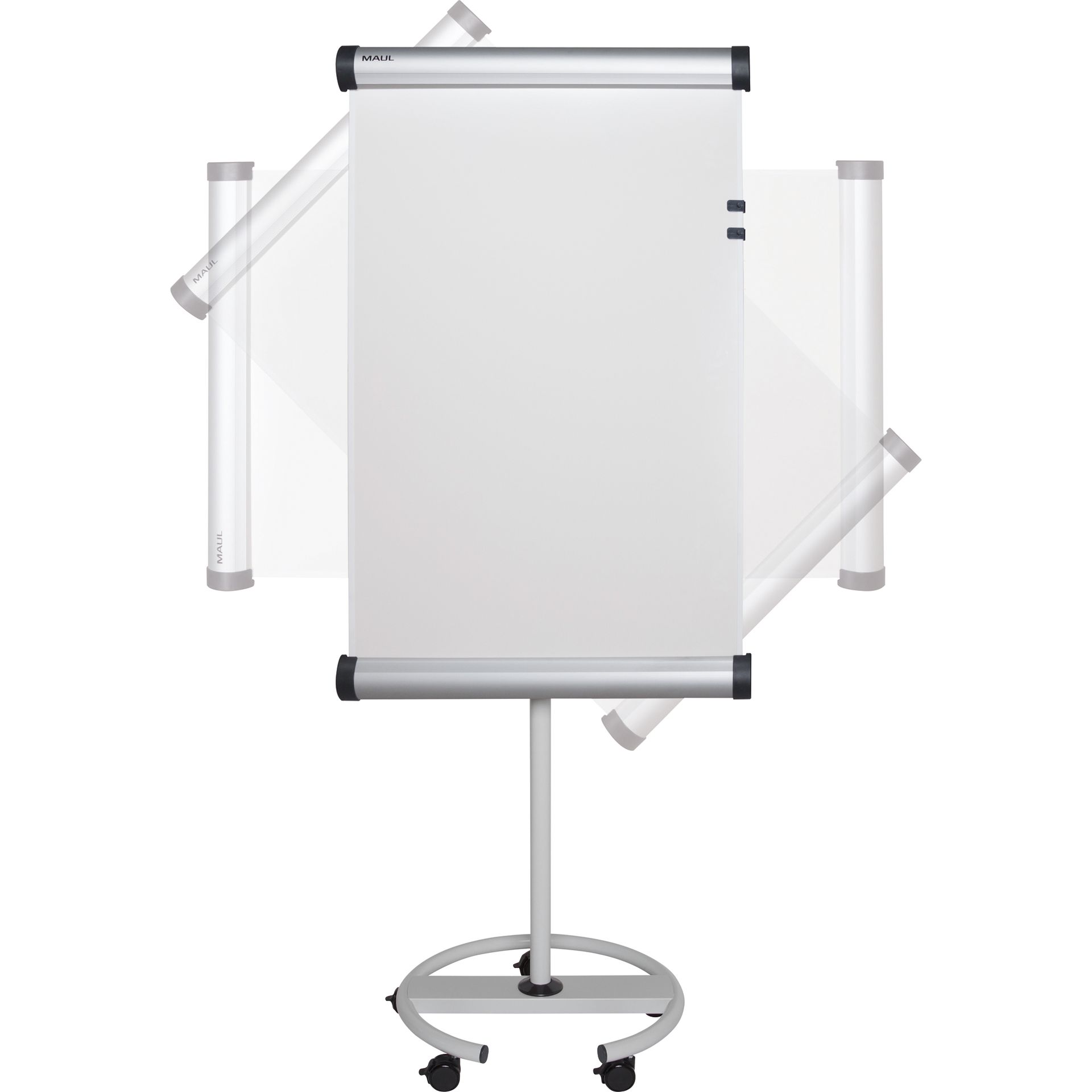 Flipchart MAULsolid 74x117cm Rundfuß grau