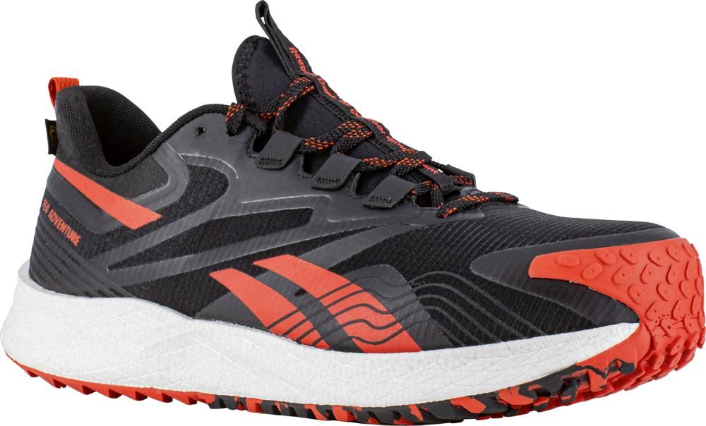 Halbschuh IB3610, schwarz/rot S3S, Gr. 36