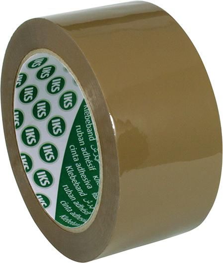 BOPP-Verpackungsklebeb. Geräuscharm abrollbar 50mmx66m, Acrylatkleber chamois