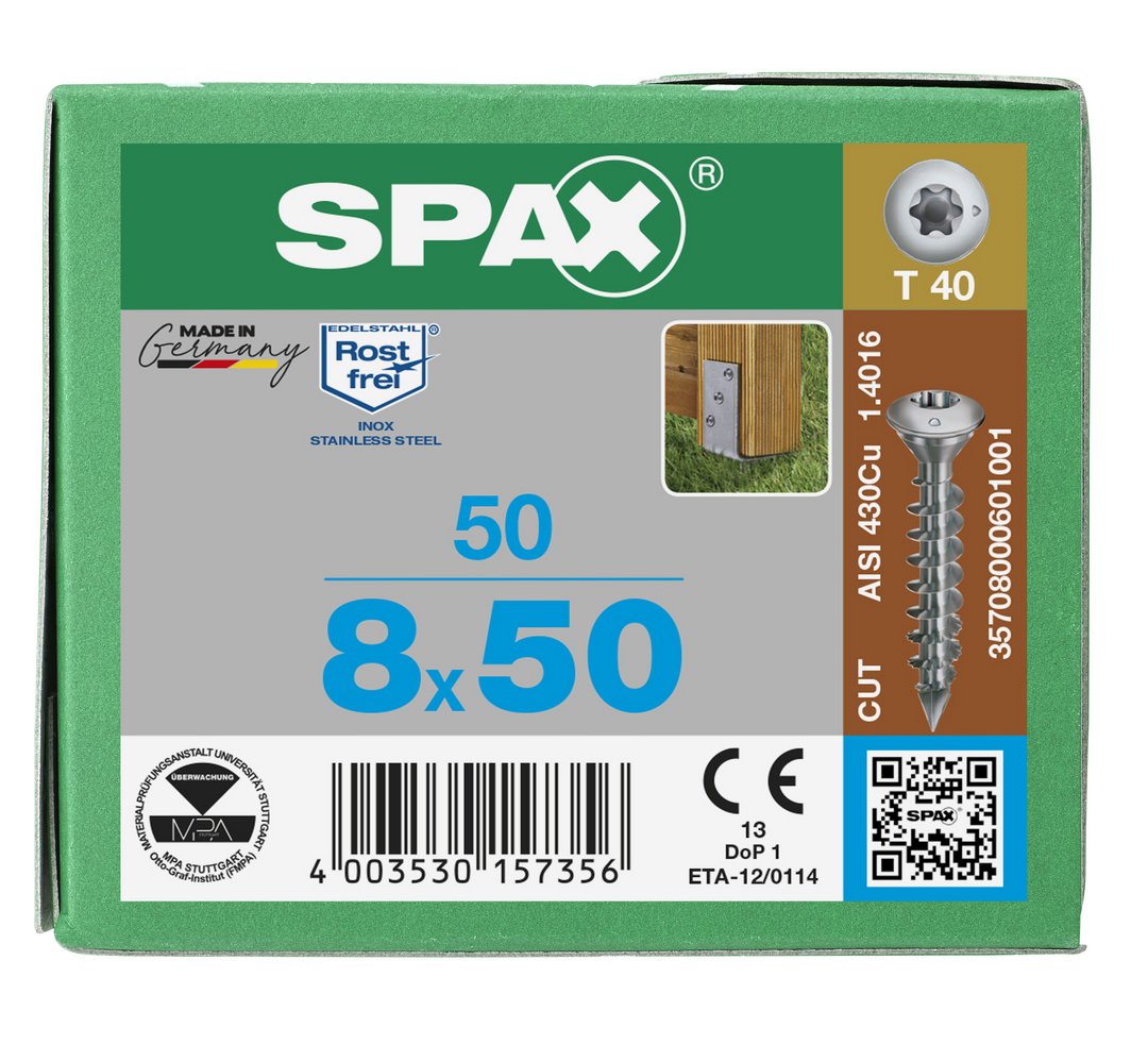 SPAX Pfostenschraube Zentrierkopf T-STAR plus VG