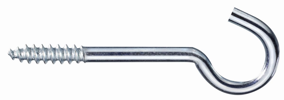 Kronleuchterhaken eng gebogen Art.14 Eisen verzinkt 4,7 x 100 mm