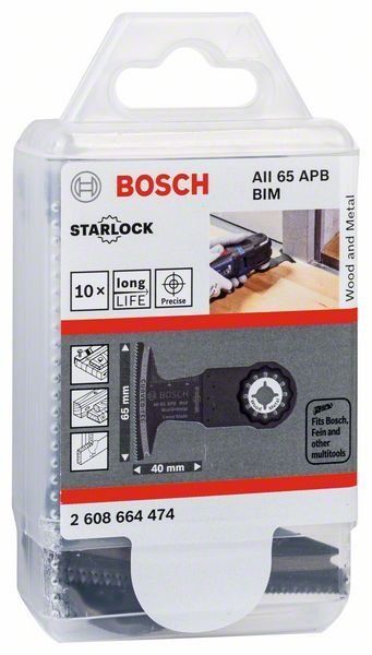 Bosch BIM Tauchsägeblatt AII 65 APB, Wood and