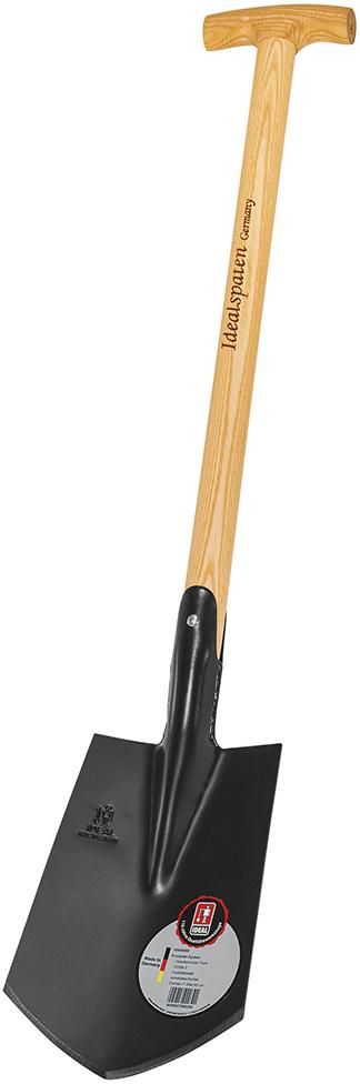 Kompakt-Spaten schwarz mit ET-Stiel 600mm