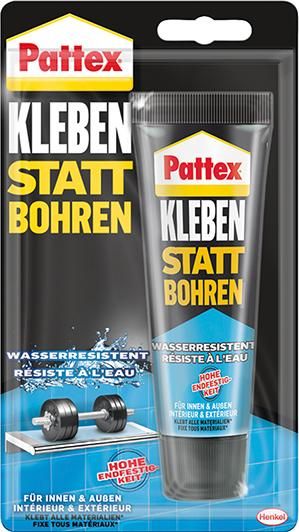 Pattex Kleben statt Bohren wasserresistent Tube 142g