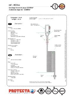 3M™ Protecta® Viper™ 2 Kernmantelseil, 5 m, AC405