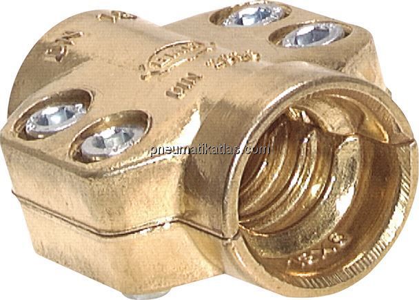 Schlauchtülle, DIN EN 14423 G 1"-25x40mm, Messing