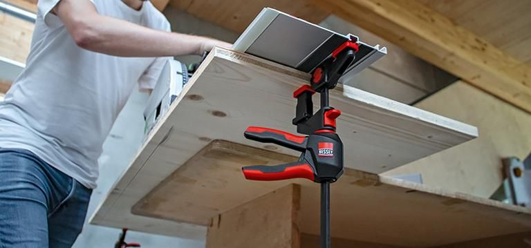 BESSEY Einhand-Tischzwingen-Set EZR360-15SET EZR 360° drehbar 150x60mm 2 Stück
