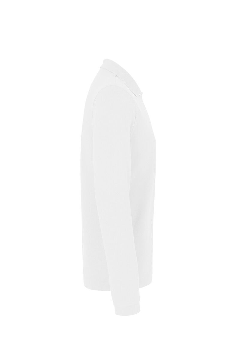HAKRO Longsleeve-Poloshirt MIKRALINAR® weiß, XS