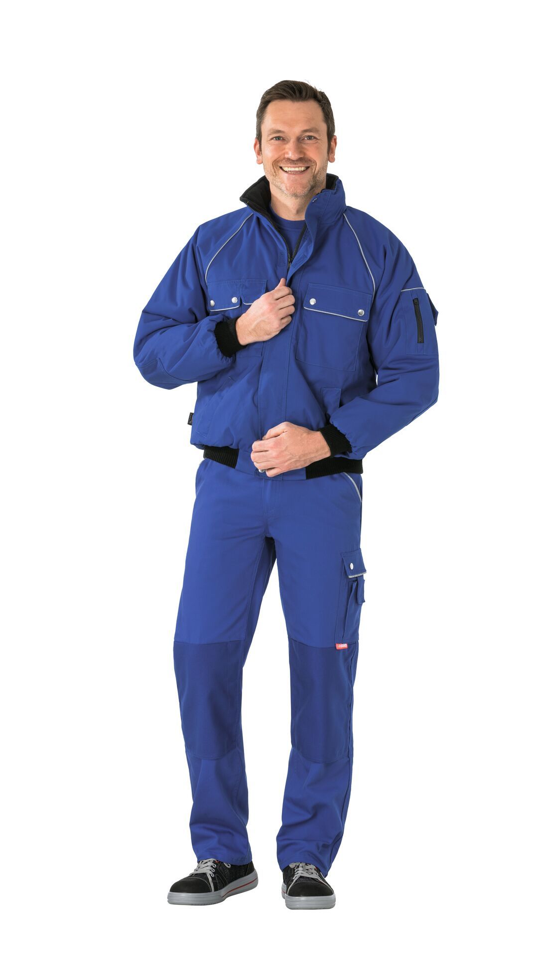 Planam Winterblouson Canvas 320, Outdoor kornblumenblau/kornblumenblau Gr. S