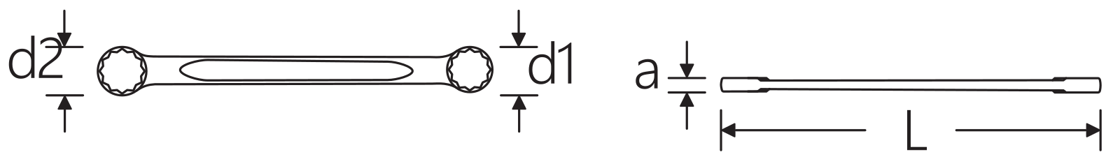 STAHLWILLE Doppelringschlüssel, "21"