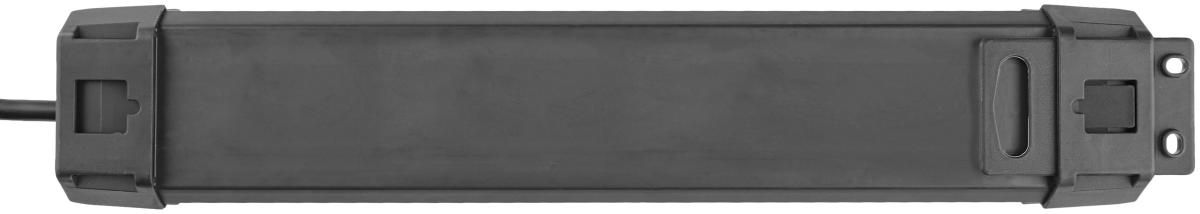 Premium-Line Steckdosenleiste 6-fach schwarz 3m H05VV-F 3G1,5