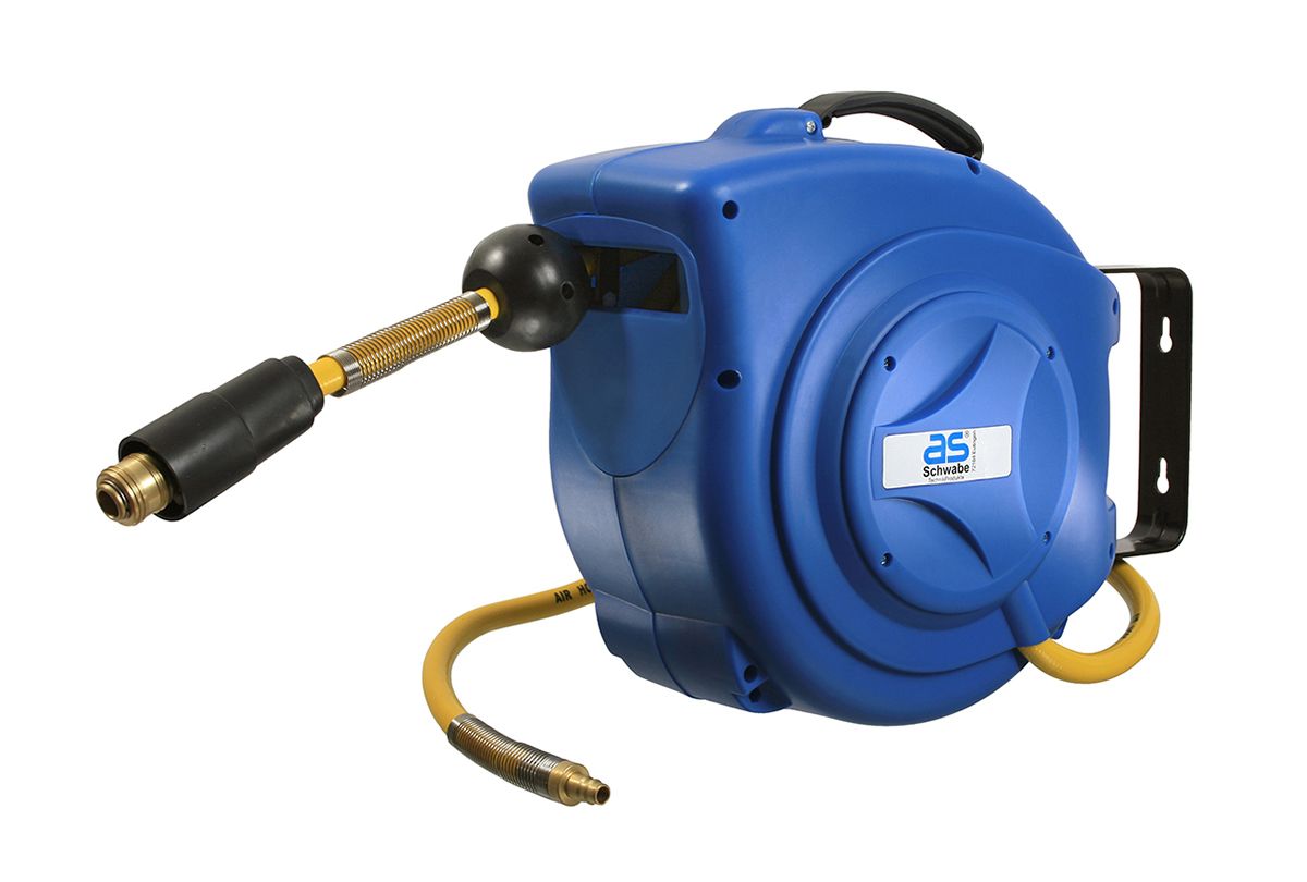 AS Schwabe automatischer Druckluftschlauch-Aufroller 10m