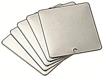 Stahlspiegelblatt 81 x 70 x 1 mm