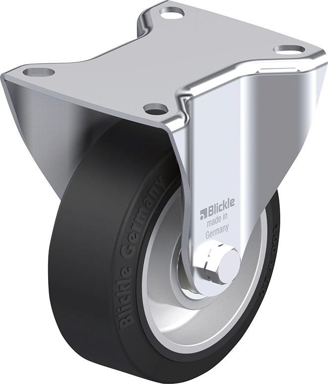 Bockrolle Rad-D100mm Gummi B-ALEV 100K