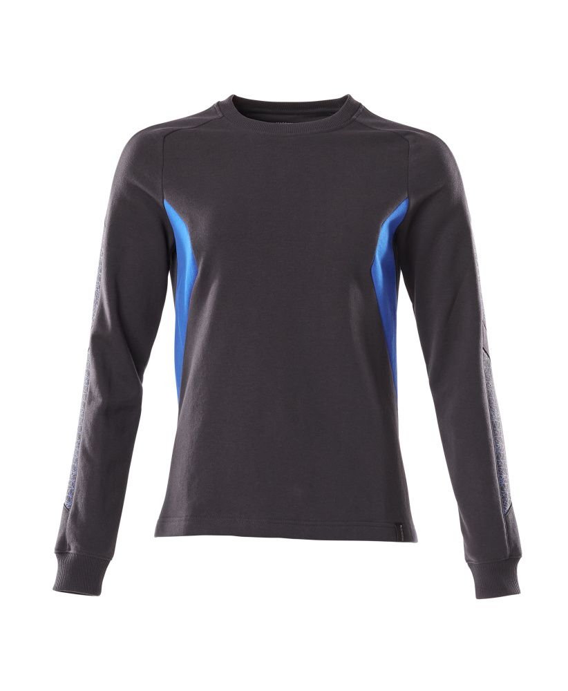 Sweatshirt Schwarzblau/Azurblau, 2XLONE