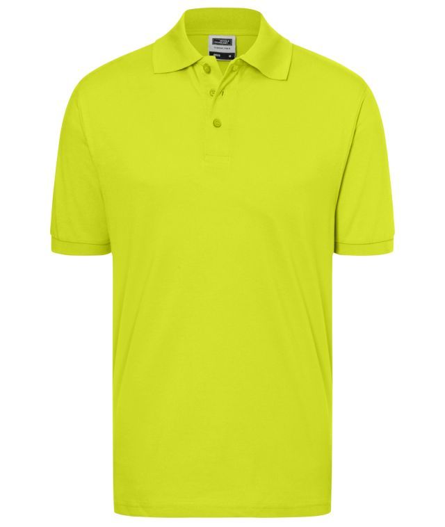 Classic Polo Hochwertiges Polohemd mit Armbündchen gelb, Gr. XXL