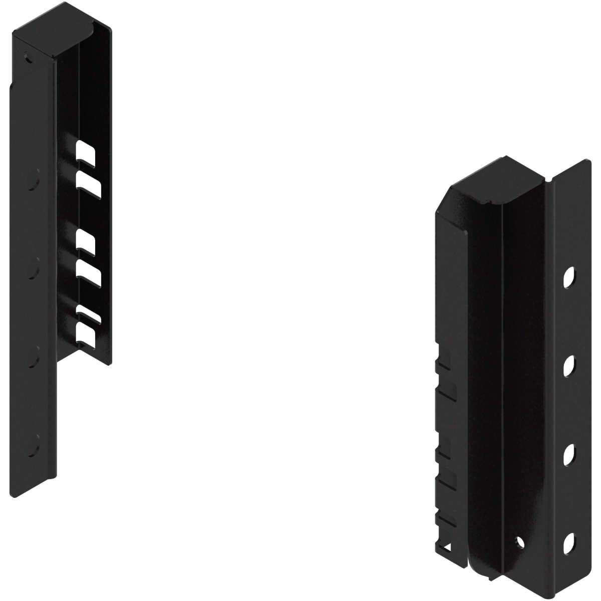 TANDEMBOX Holzrückwandhalter, Höhe C (192 mm), links/rechts, terraschwarz