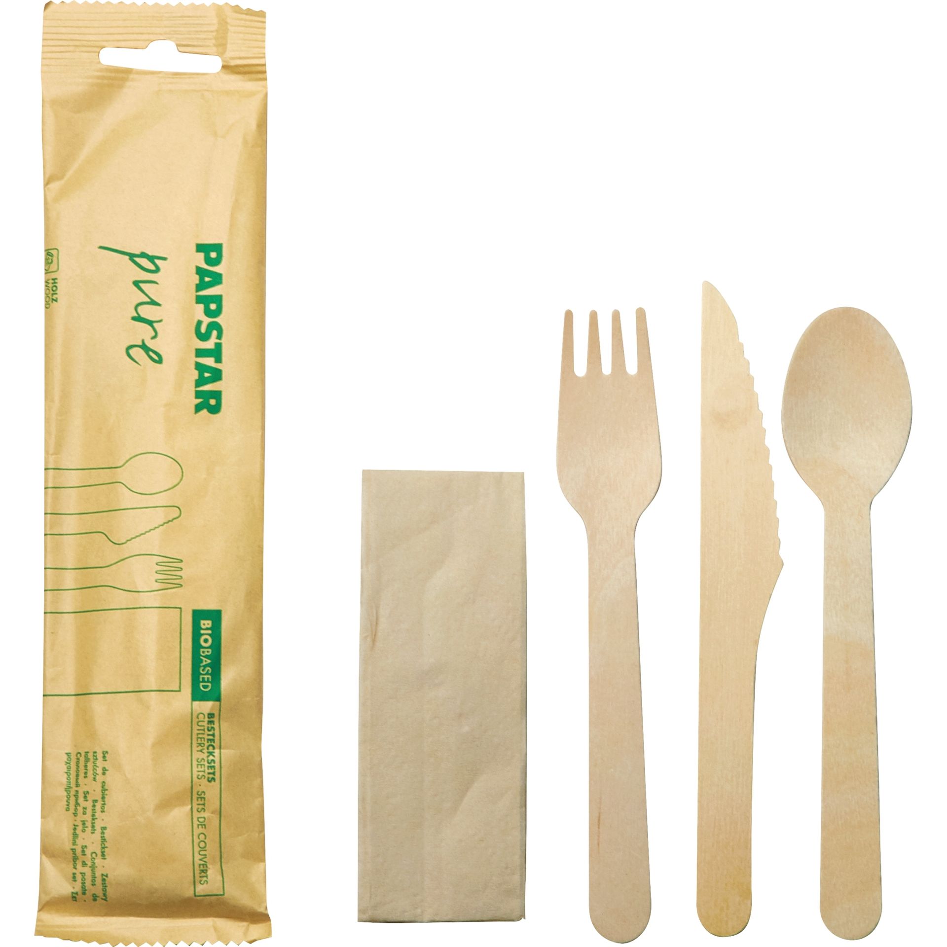 Besteck-Set Pure Holz