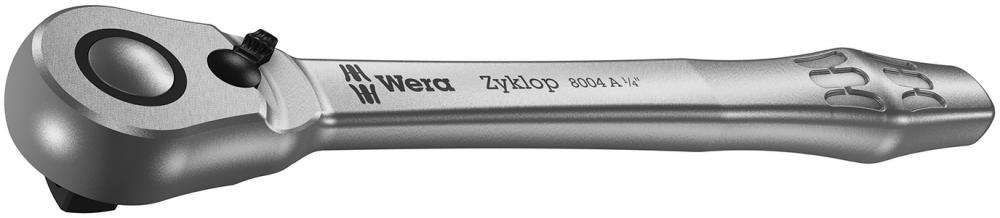 Hebel-Umschaltknarre 1/4"ZYKLOP metal switch Wera