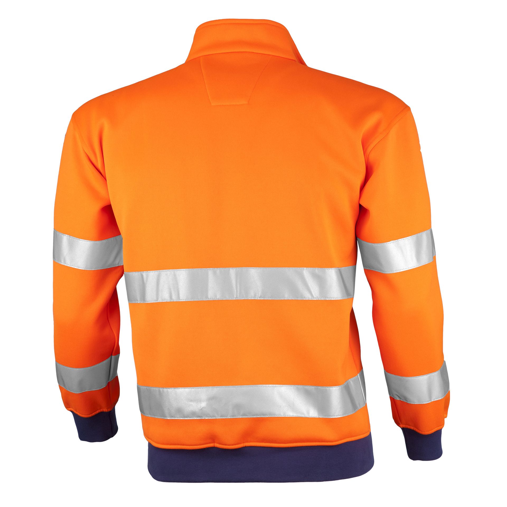 Qualitex Sweatshirt "signal" signal, warnorange, Gr. S