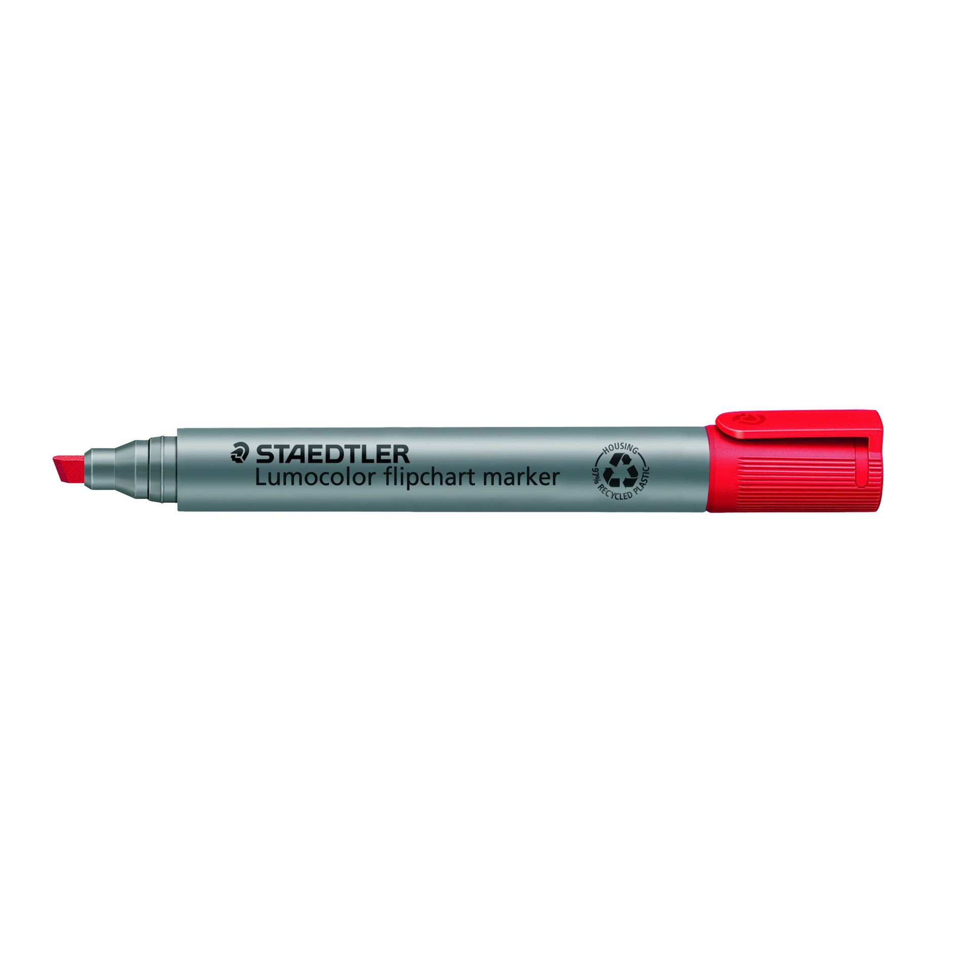 Flipchartmarker Lumocolor 2-5mm Keilspitze rot