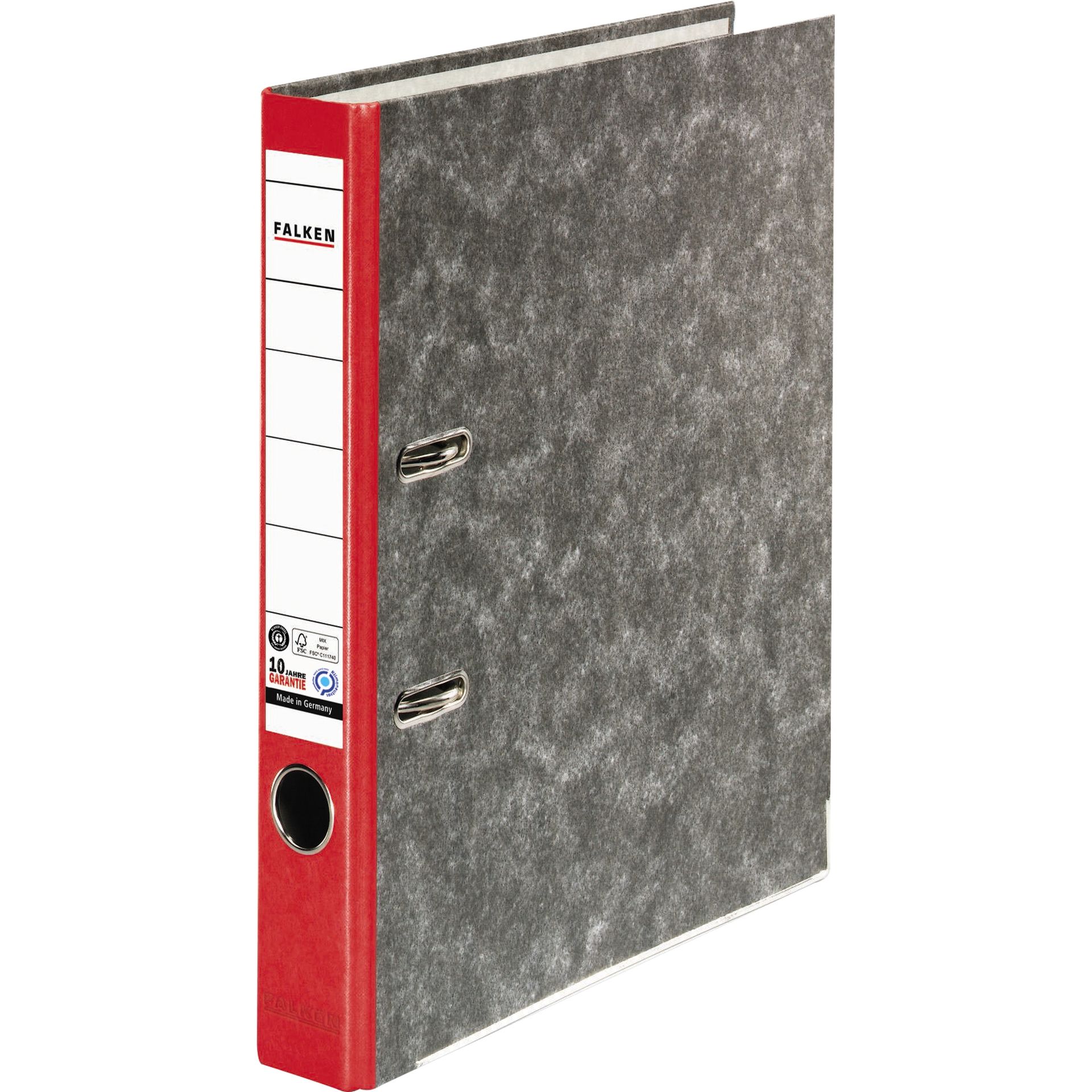Ordner S50 DIN A4 50mm RC Pappe rot