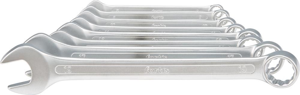 FORTIS Ringmaulschlüssel-Satz DIN3113A 8-19mm