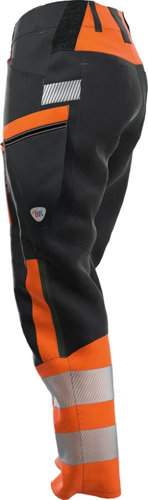 BP 2048 Damen-Warnschutz-Arbeitshose, Anthrazit, Gr. 34n