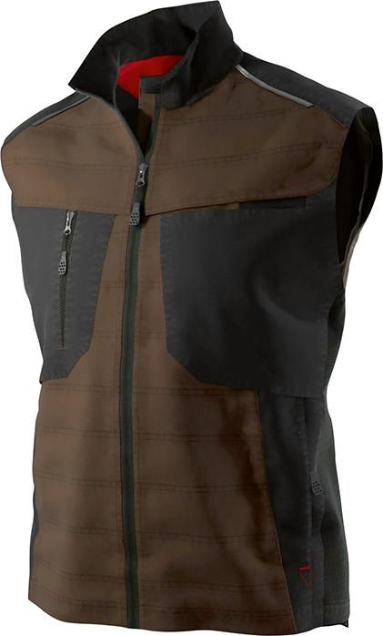Thermoweste 1819-565, braun/schwarz, Gr. XL