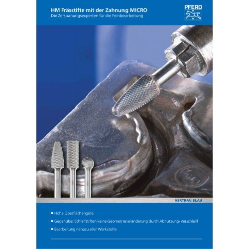 PFERD Hartmetallfrässtifte ZYAS 0820/6 MICRO