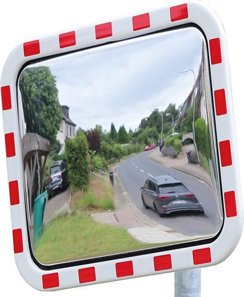Verkehrsspiegel Acryl eckig B600xH400 mm für Außen
