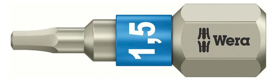 WERA 6-kant-Bit, 1/4" DIN 3126 C 6,3