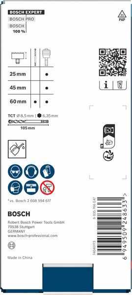 EXPERT Power Change Plus mit Zentrier, Ø8,5 x 60 x 105 mm, 2-tlg.