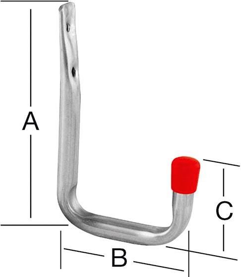 Wandhaken Typ 1 18 X 1 mm Stahlr.