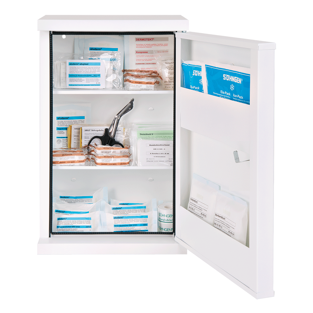 Verbandschrank NovoLine 2 Füllung Standard DIN 13169