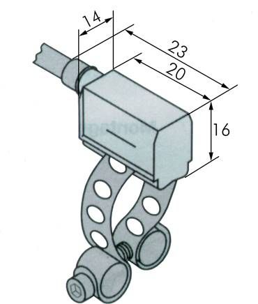 elektron. Zylinderschalter für Edelstahl-Zylinder