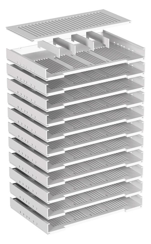 HETTICH Formularablage Set 11 Aluminium Optik