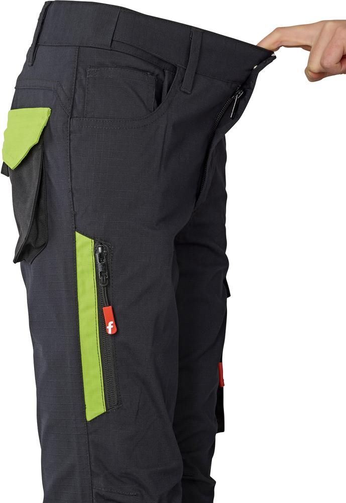 Kids-Cargoh. Performance schwarz/lime Gr. 110-116 FORTIS